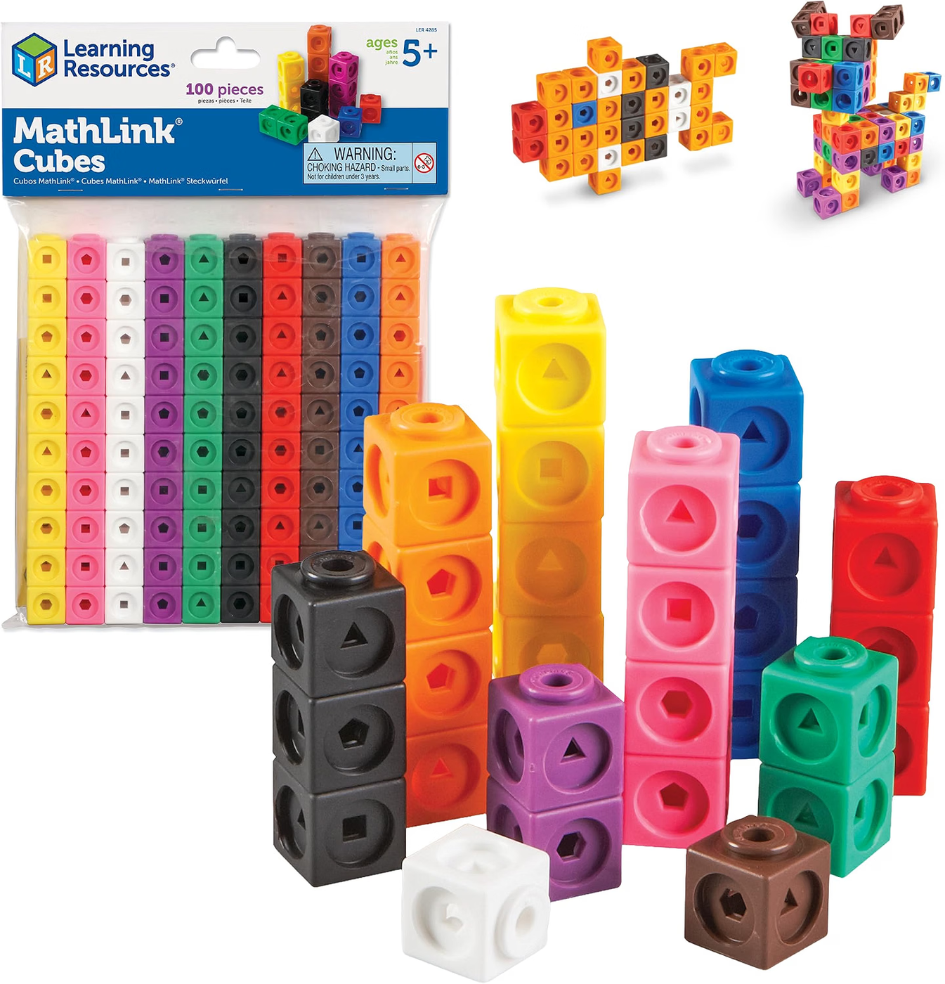 MathLink Cubes 100-Piece Set