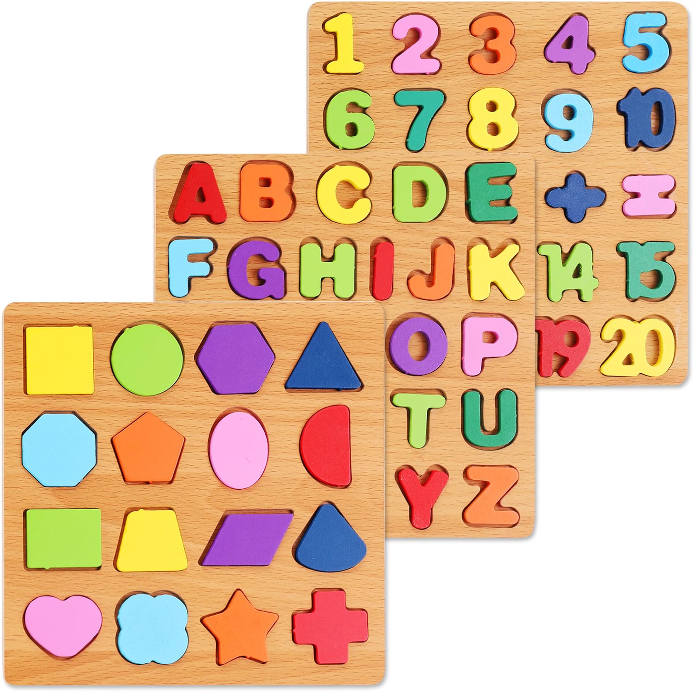 Wooden Puzzle Set for Kids